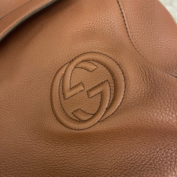 Gucci Soho large brown leather duffle - Picture 4 of 11